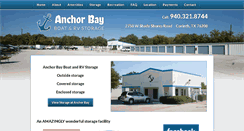 Desktop Screenshot of anchorbaystorage.com